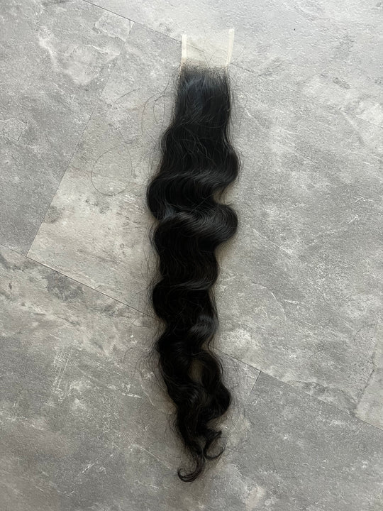 2x6 Raw Wavy Closure